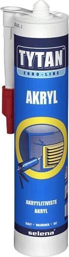 Tytan AKRYL EURO-LINE 280ML BIAŁY SIL