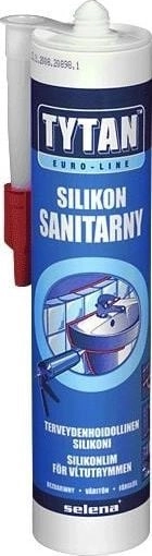 Tytan SILIKON SANITARNY EURO-LINE 280ML BIAŁY