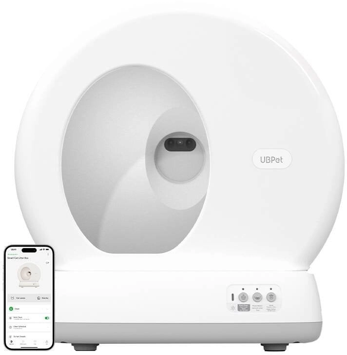 Intelligent self-cleaning cat litter box with