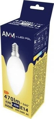 UN ŻARÓWKA E14 LED SMD WW