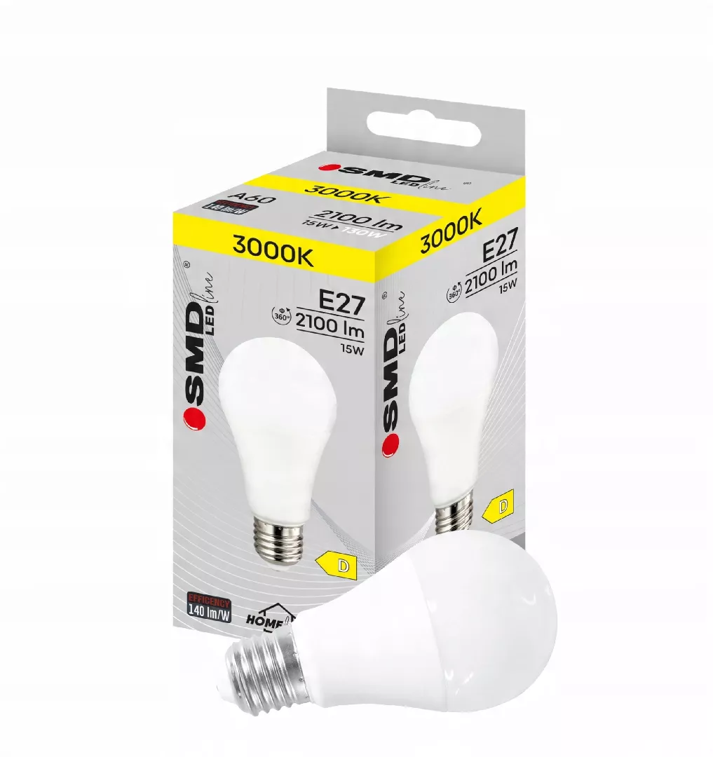 ŻARÓWKA E27 LED SMD 15W WW