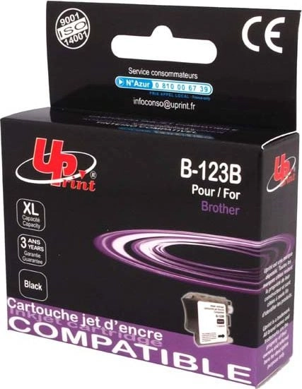 Tusz UPrint B-123B / LC-123BK (Czarny)