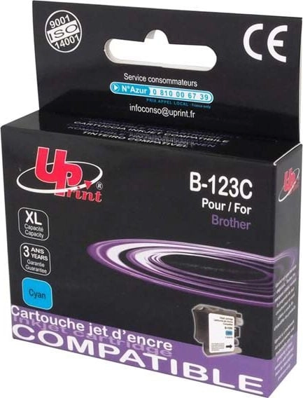 Tusz UPrint B-123C / LC-123C (Cyan)