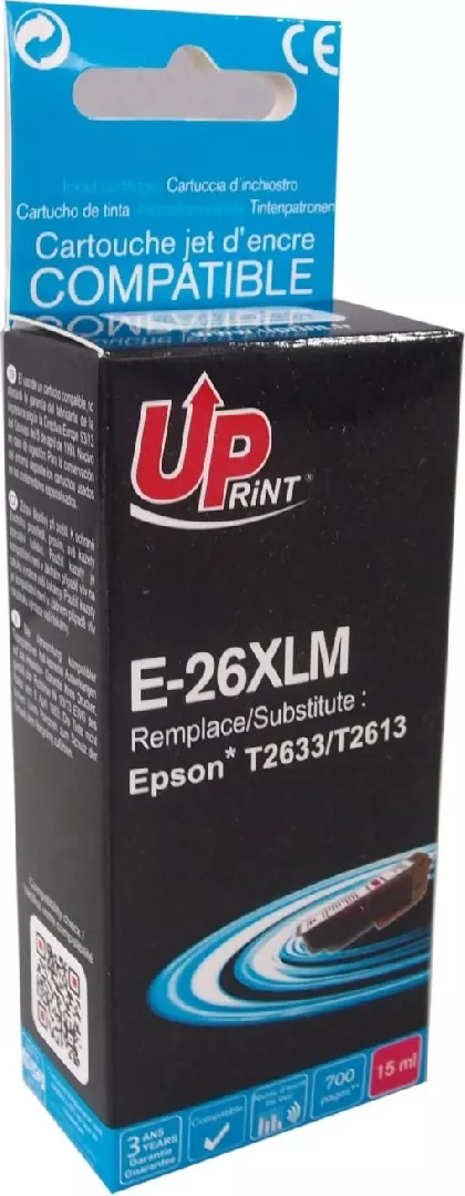 UPrint Ink E-26XLM / C13T26334010 (Magenta)