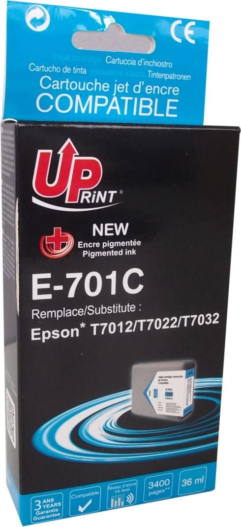 Tusz UPrint Tusz E-701C / C13T70124010