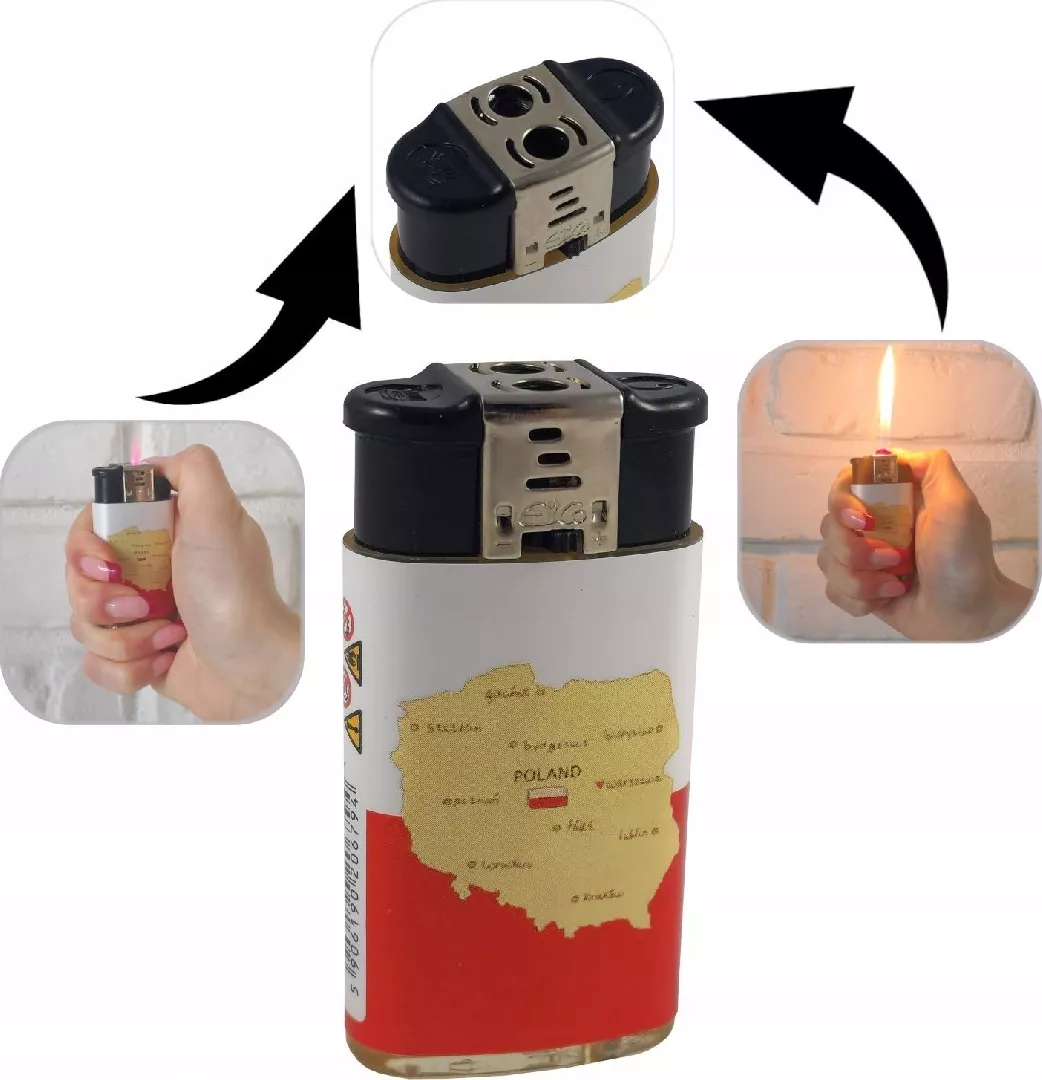 Unilight Double piezo lighter ULD-2024 POLAND