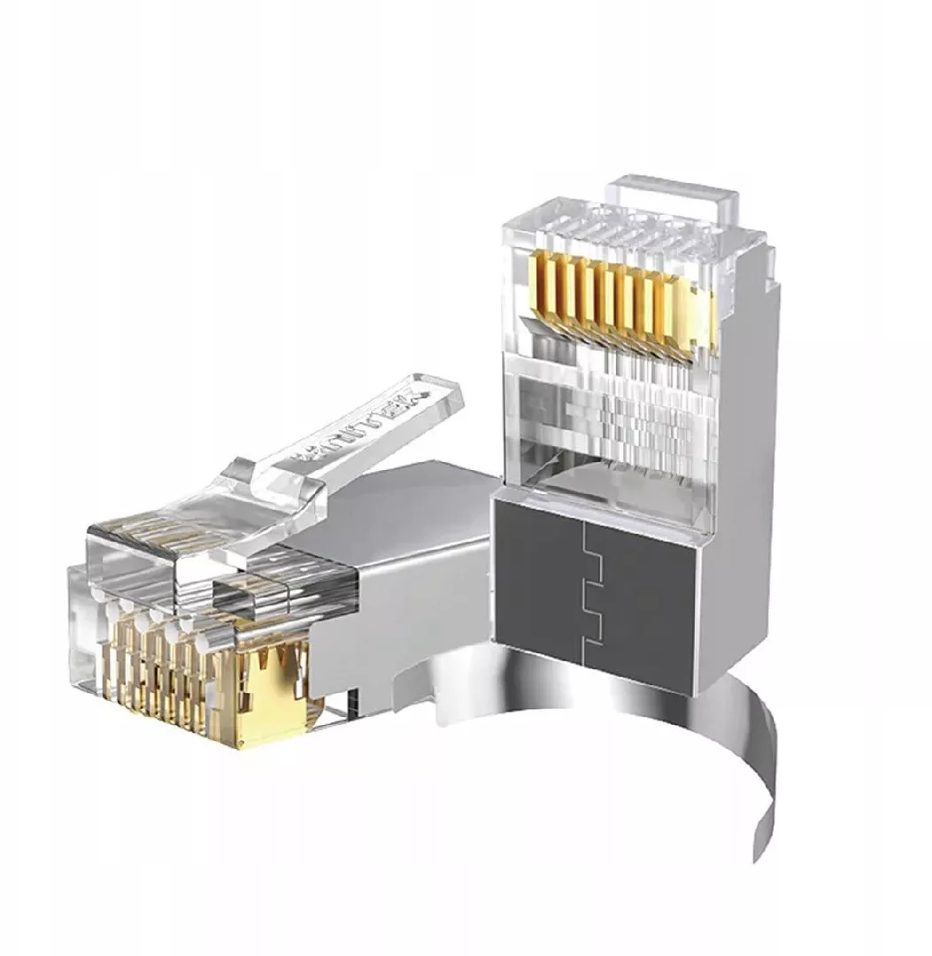Unitek Pass-Through Modular Plug RJ45 Cat