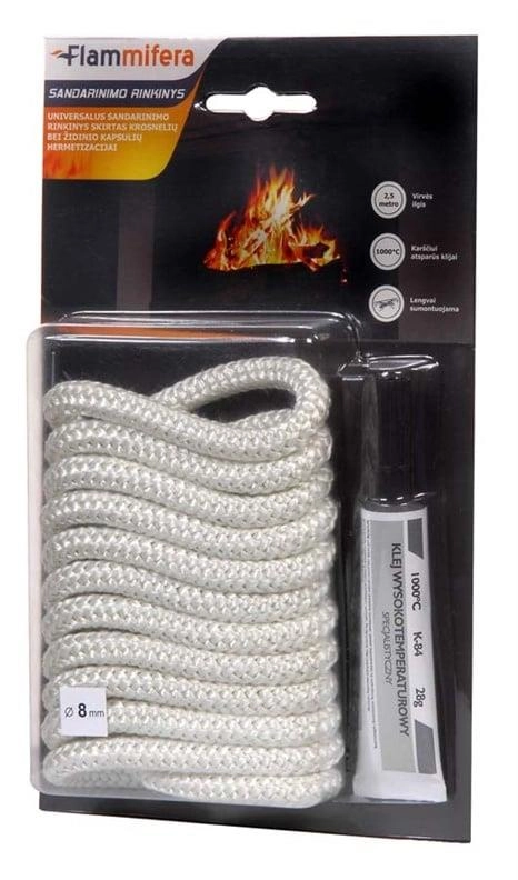 RIBBON FIREPROOF 8MM 2 5M +
