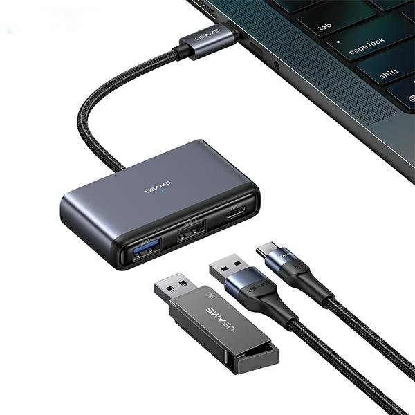 USAMS Adapter HUB 5w1 USB 2