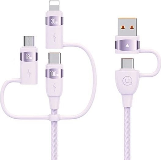 USAMS Cable U85 2xUSB-C/USB/Micro-USB/Lightning 6in1 1