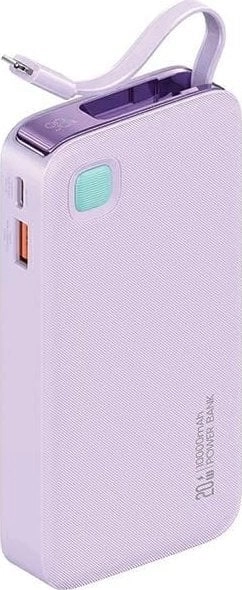 USAMS Powerbank ze zwijanym kablem Retractable