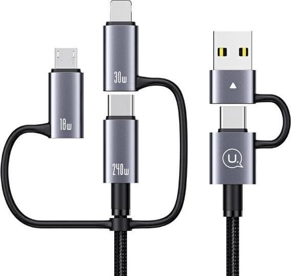 USAMS Kabelis 240W 6w1 Fast charging