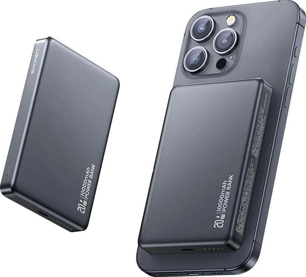 Powerbank Usams CD242 10000mAh Gray 10KCD24201