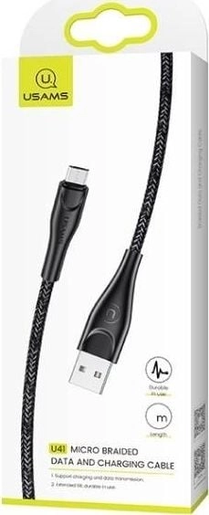 USAMS Braided cable U41 lightning 3m