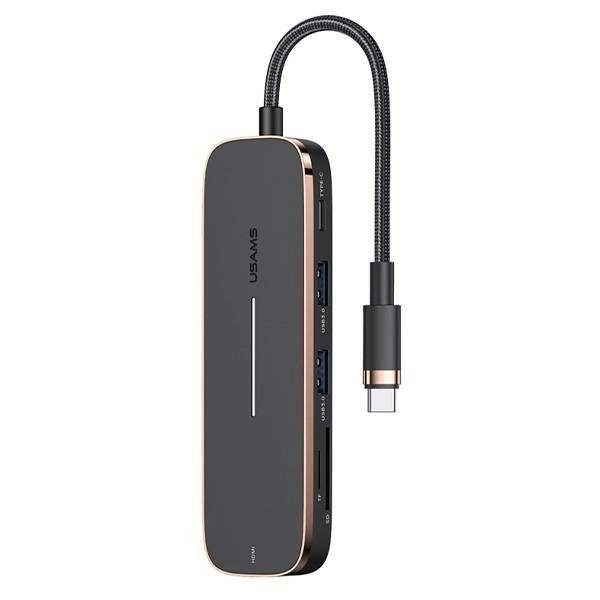USAMS Adapter HUB 2xUSB + USB-C