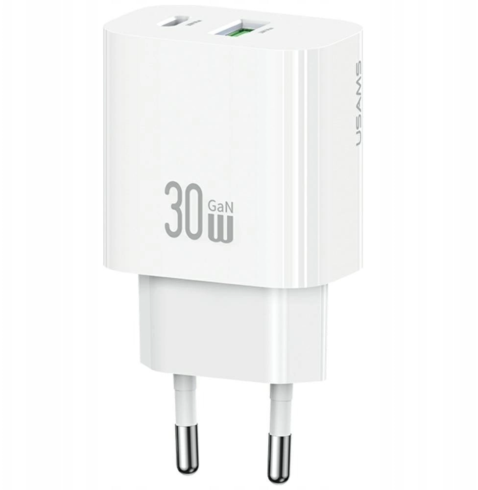 Ładowarka sieciowa 30W 1xUSB-C 1xUSB-A Fast