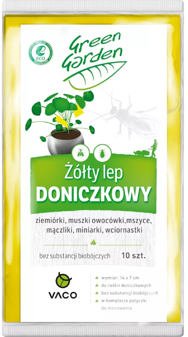 Lep na muchy mrówki Doniczkowy 14x7cm