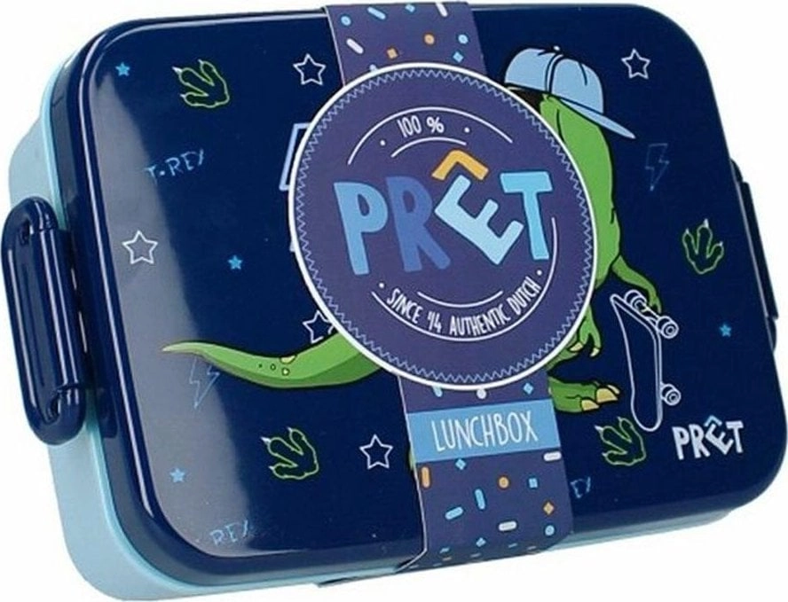 Dino T-Rex Navy Pret lunch bag
