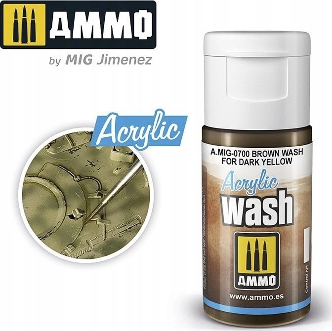 Vallejo Ammo: Acrylic Wash - Brown