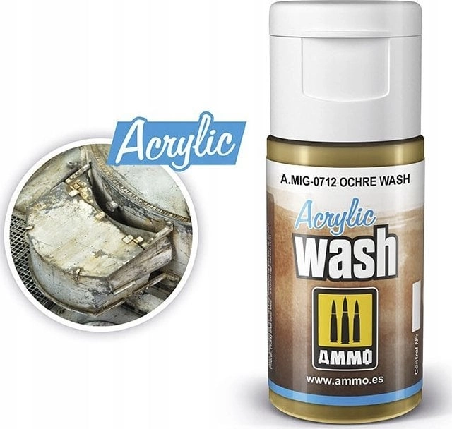 Vallejo Ammo: Acrylic Wash - Ochre