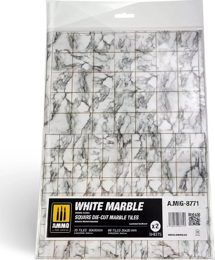 Vallejo Ammo: White Marble - Square
