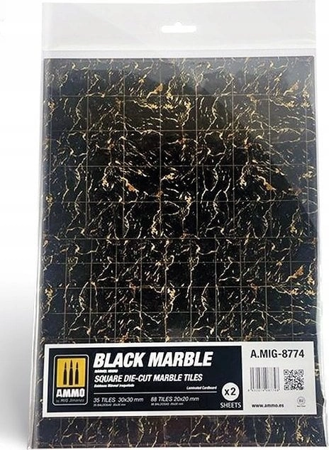 Vallejo Ammo: Black Marble - Square