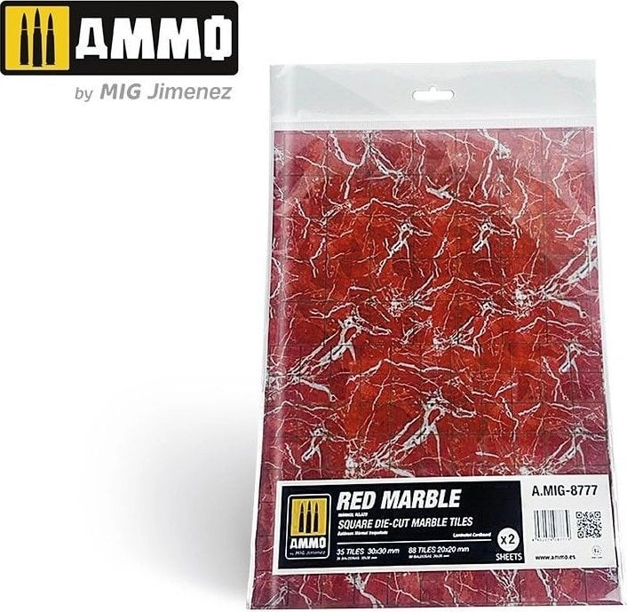 Vallejo Ammo: Red Marble - Square