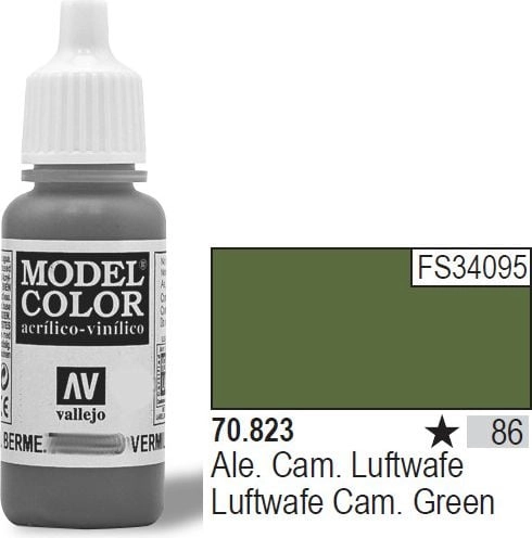 Vallejo Farba Nr86 Luftwaffe Green 17ml