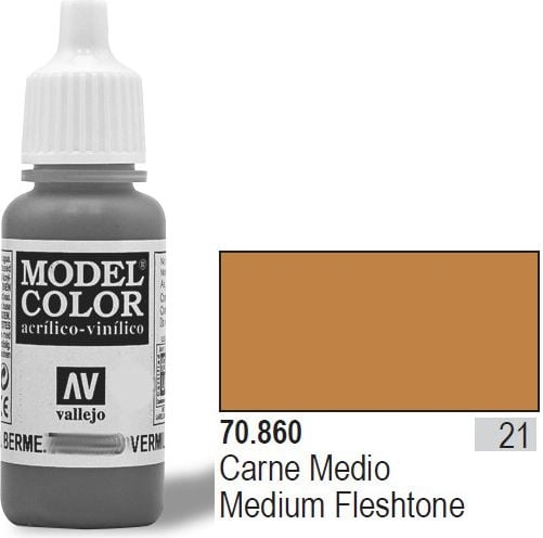 Vallejo Farba Nr21 Medium Fleshtone 17ml