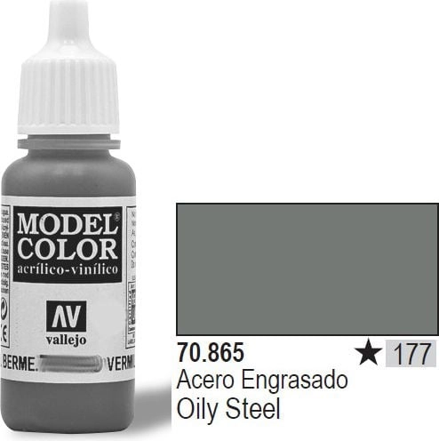 Vallejo Farba Nr177 Oily Steel 17ml