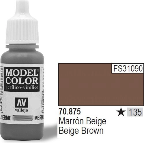 Vallejo Farba Nr135 Beige Brown 17ml