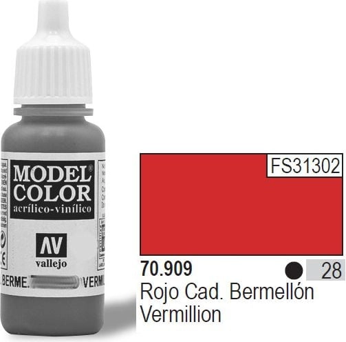 Vallejo Nr 28 Czerwona 17ml (70909)