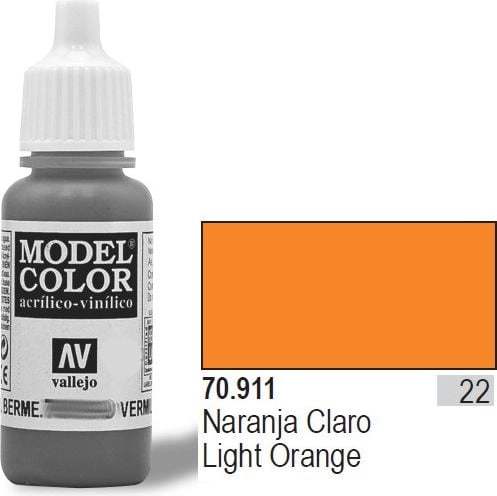 VALLEJO Farba Nr22 Light Orange 17ml