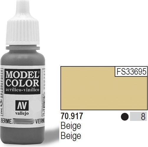 Vallejo Farba Nr8 Beige Matt 17ml