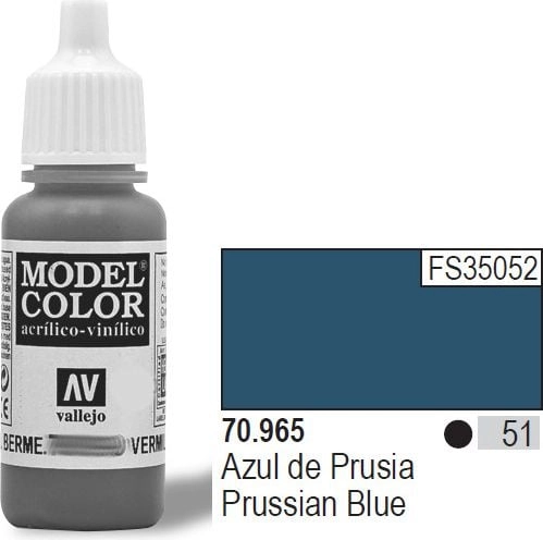 Vallejo Farba Nr51 Prussian Blue 17ml