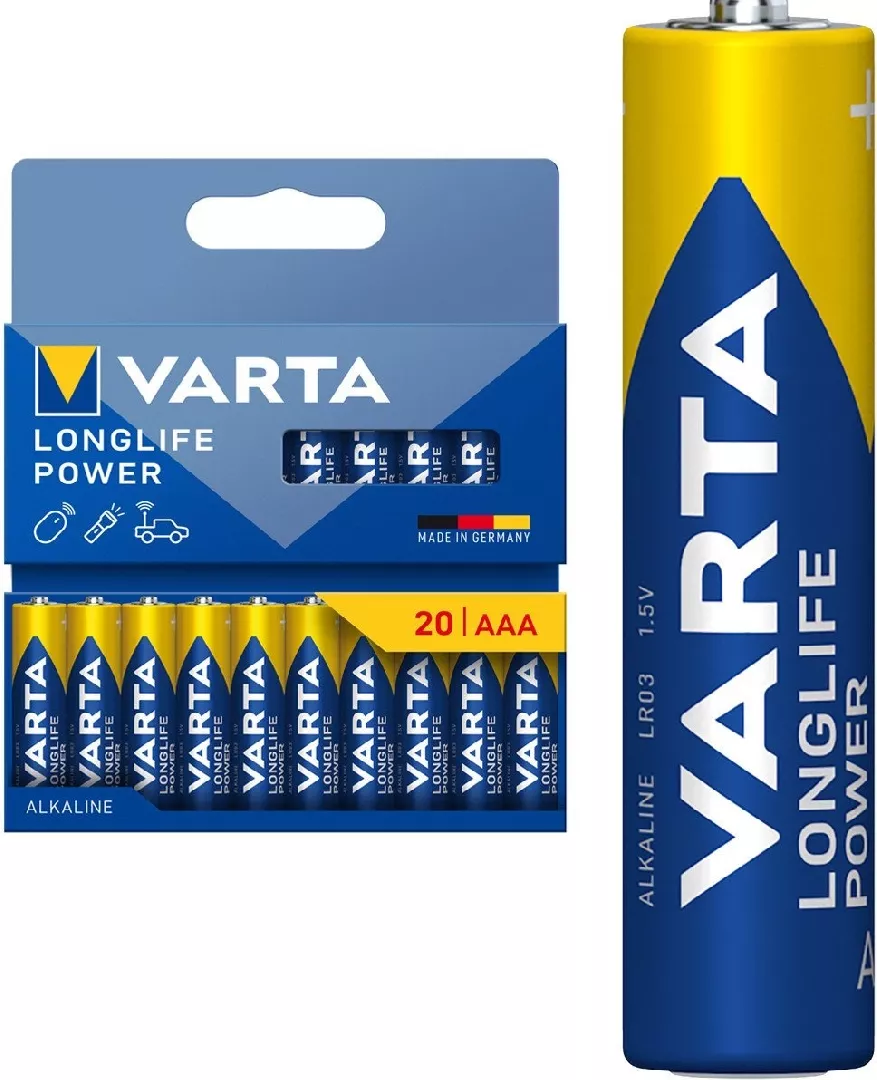 1x20 Varta Longlife Power Micro AAA
