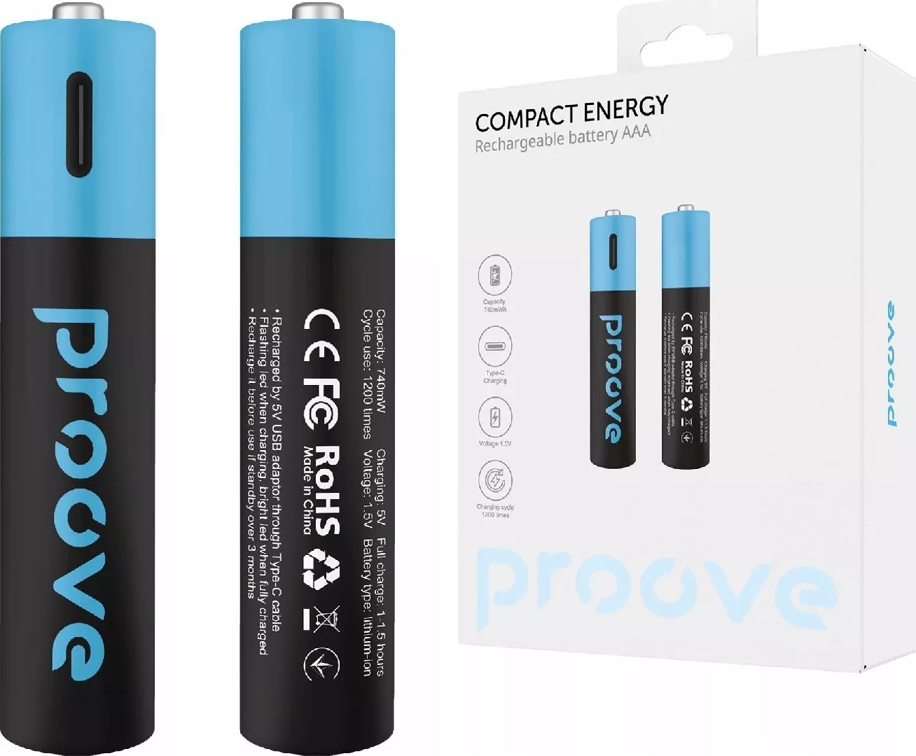 2 Battery Finger Aaa R3 Rechargeable
