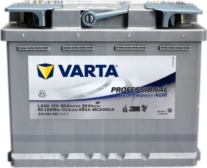 Battery VARTA 12V 60Ah/680A PROFESSIONAL DUAL