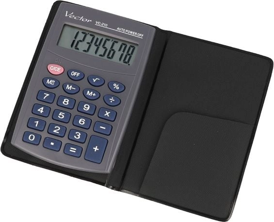Vector KAV VC-210III pocket calculator 8