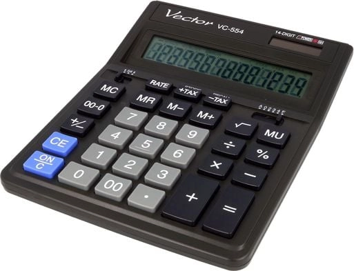 Vector KAV VC-554x Office Calculator 14-digit