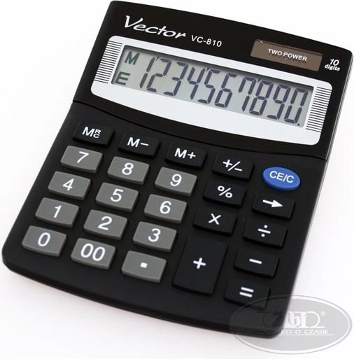 Vector VC-810 Office Calculator black K-VVC810