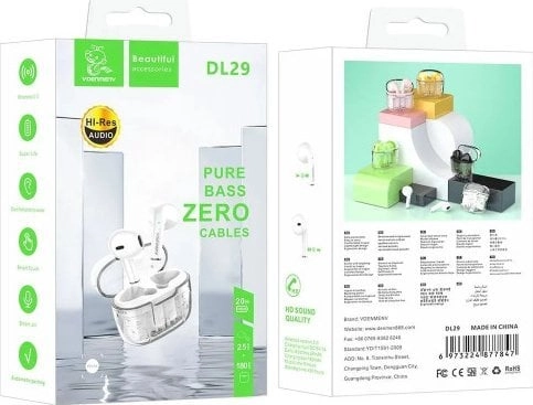 Vega DL29 headphones  white 34252