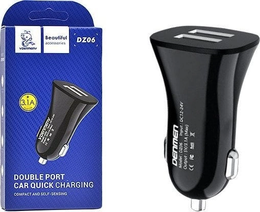 Vega charger CAR CHARGER 3A BLACK