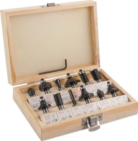 Verto Profiled cutters 8mm 12 pcs