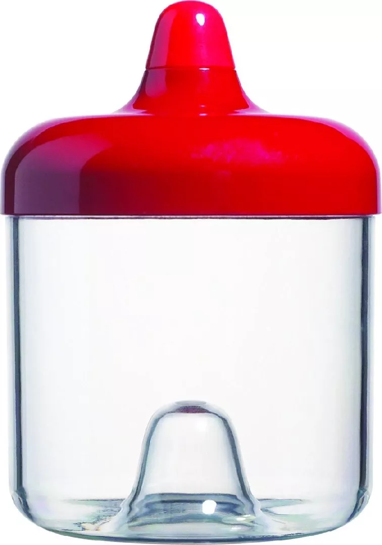 ViceVersa round canister 0.75L red