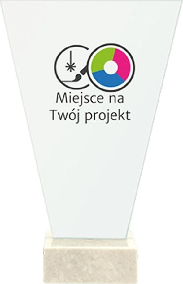 Victoria Sport Glass trophy on a