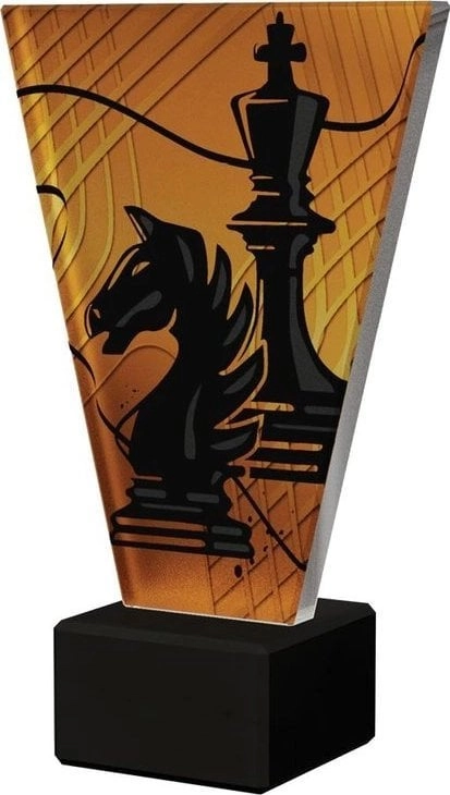 Victoria Sport Monochrome glass trophy on