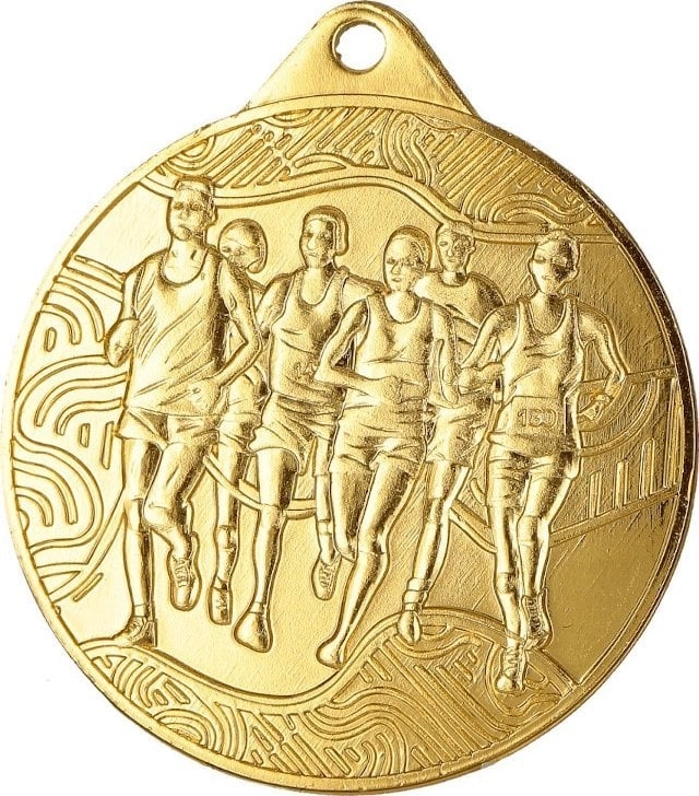 Victoria Sport Gold steel medal -