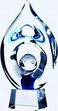 Victoria Sport Trofeum szklane grawerowane +
