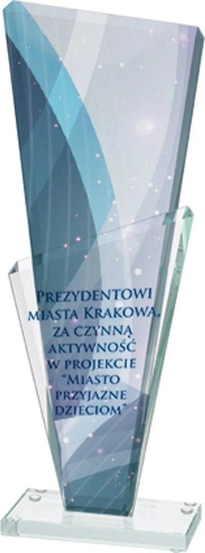 Victoria Sport Glass trophy with LuxorJet
